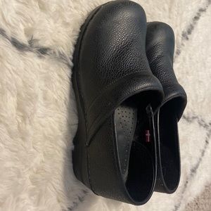 Sanita Black Clogs